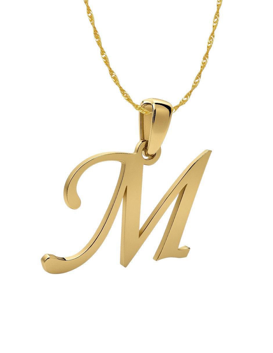 Collar de oro amarillo 14 K