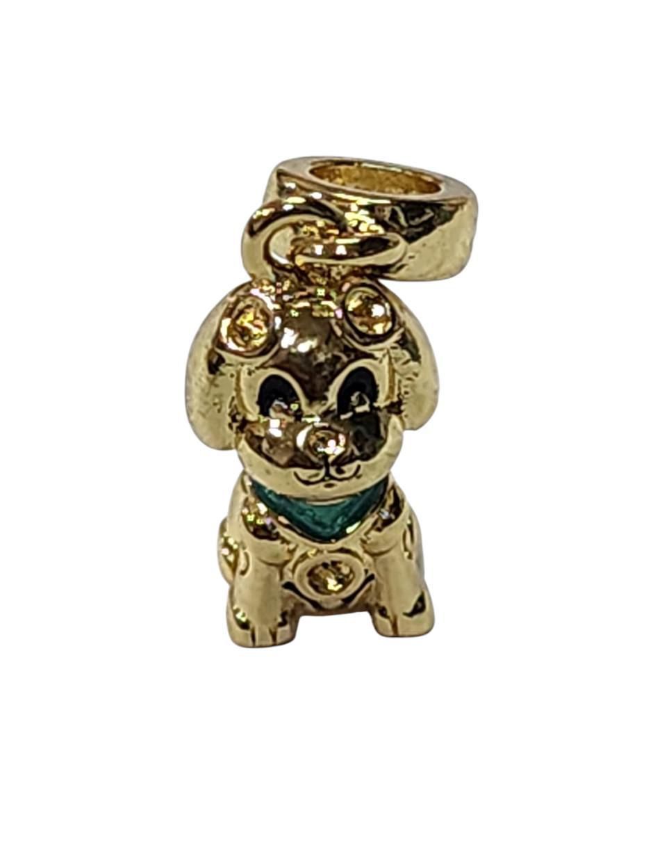 Collar con dije de perro de oro laminado 14 K 7