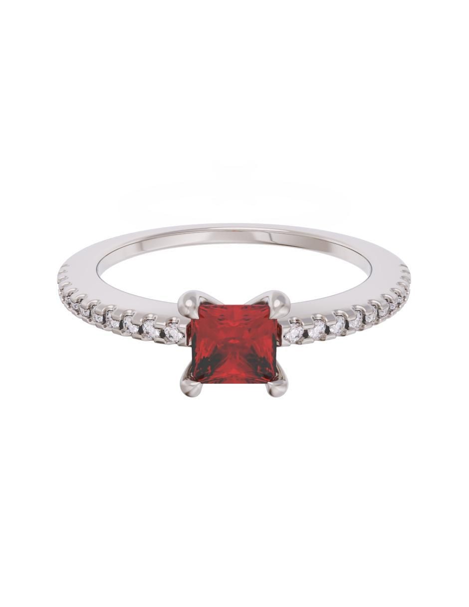 Anillo de compromiso de oro 14 k Eternidad zirconia Anillo de compromiso de oro 14 k Eternidad zirconia
