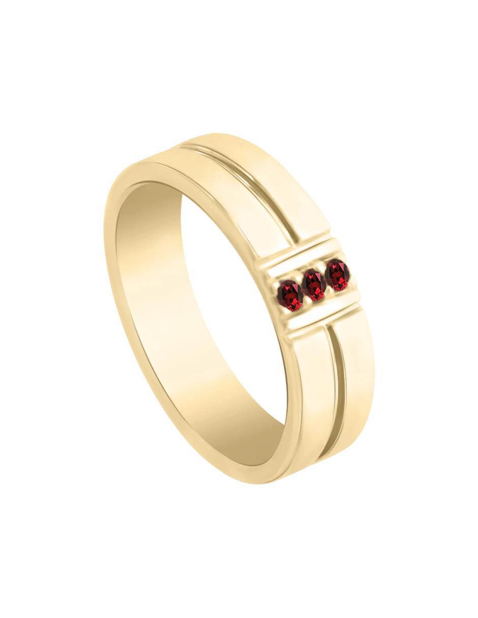 Anillo "de (si aplica)" redondo fascinare lionne no aplica 14 k "de" oro rubí brillante