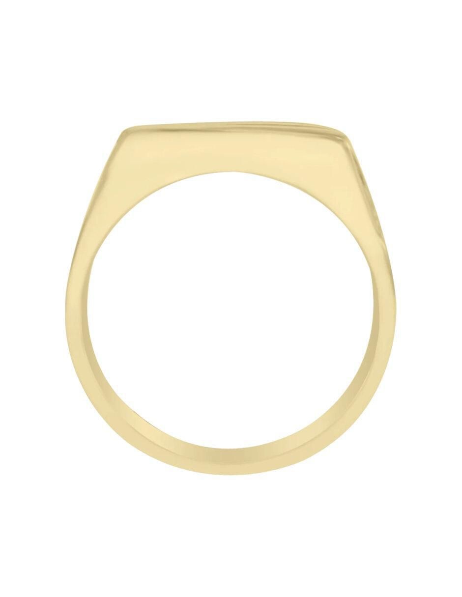 Anillo Celso 14 k de oro diamante brillante 4