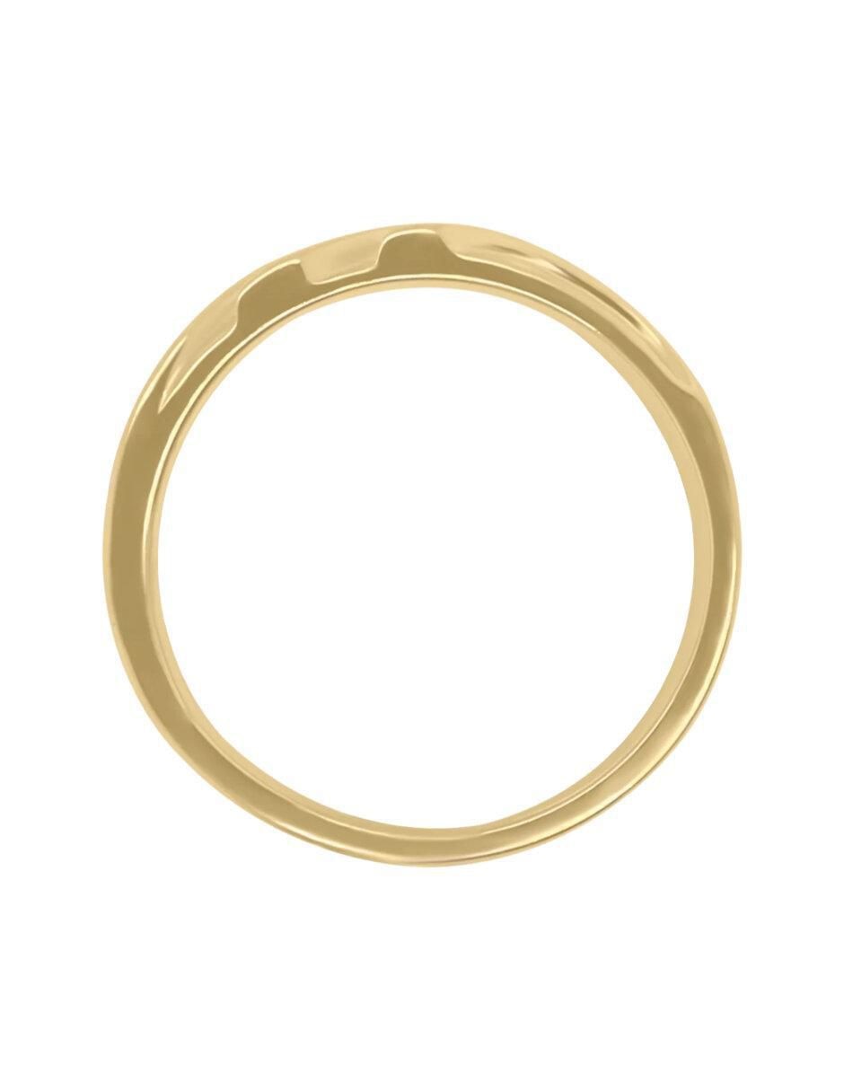 Anillo "de (si aplica)" redondo fianelli mateu no aplica 14 k "de" oro sin gema brillante