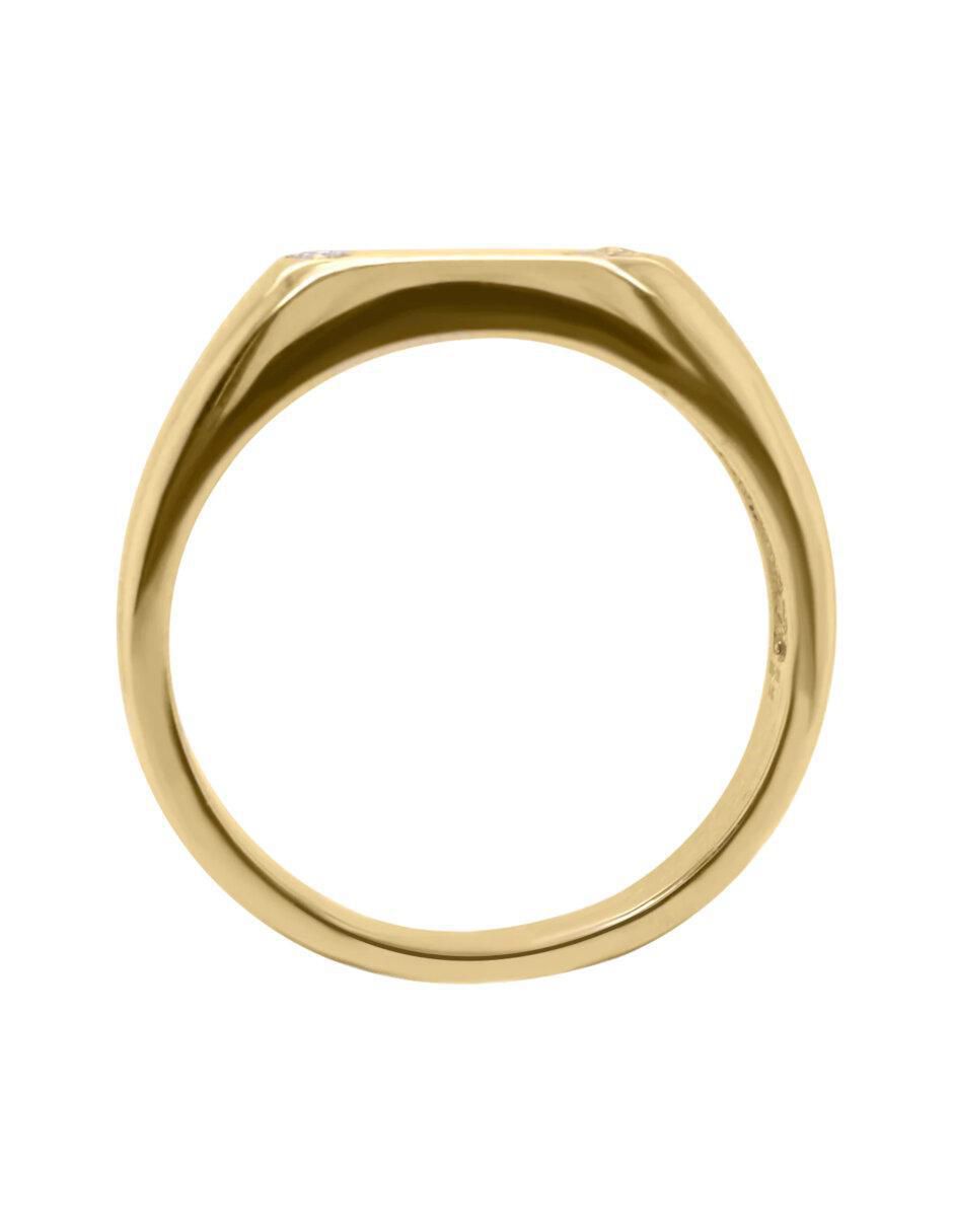 Anillo "de (si aplica)" redondo fianelli terra no aplica 14 k "de" oro diamante brillante