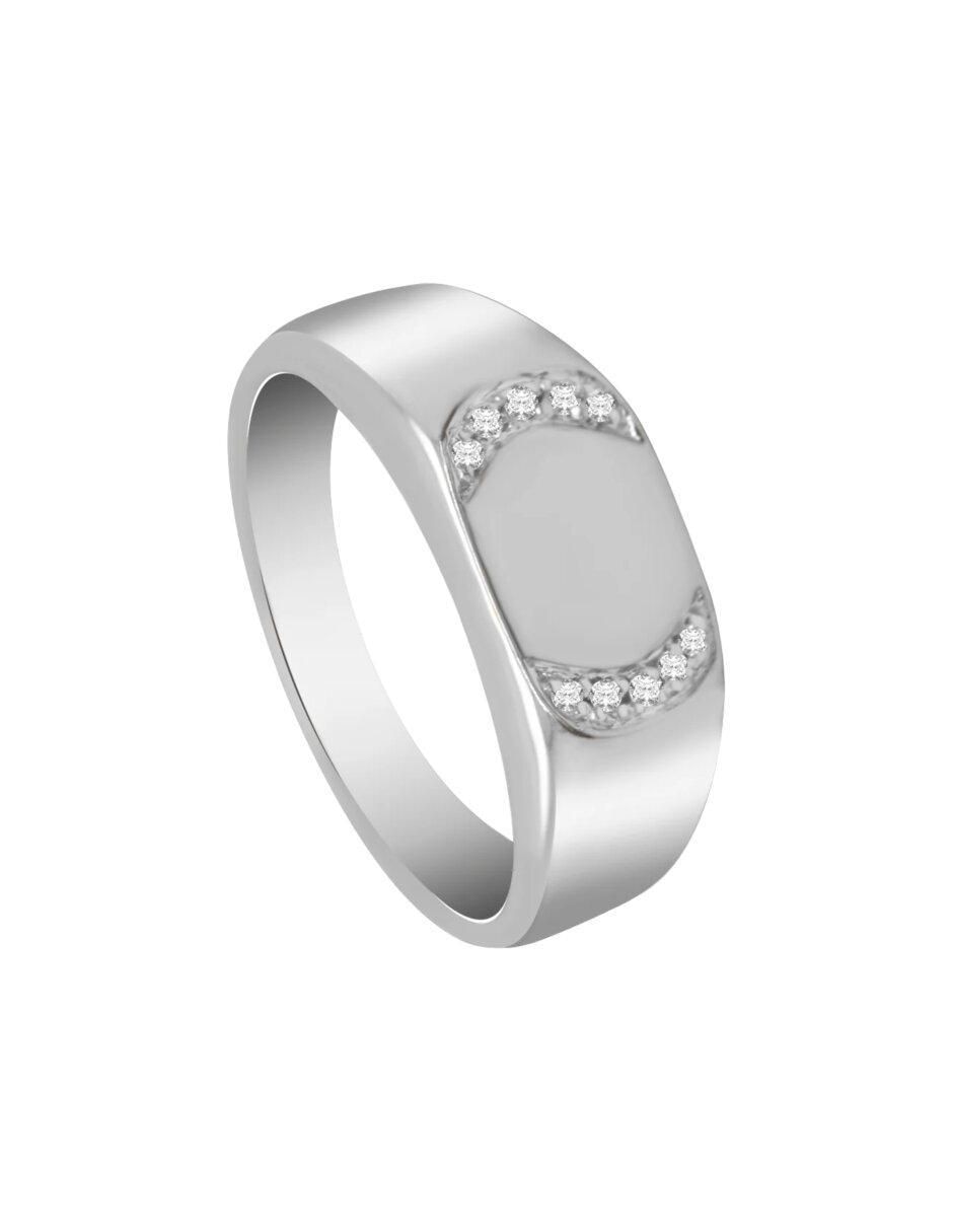 Anillo Terra 14 k de oro diamante brillante 4