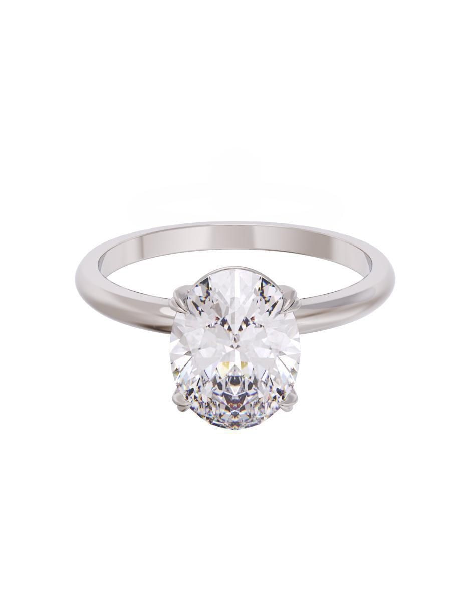 Anillo de compromiso de oro 14 k Eternidad zirconia Anillo de compromiso de oro 14 k Eternidad zirconia