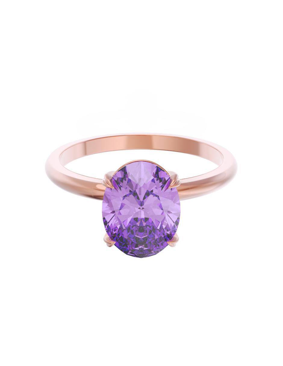 Anillo de compromiso de oro 14 k Eternidad zirconia Anillo de compromiso de oro 14 k Eternidad zirconia