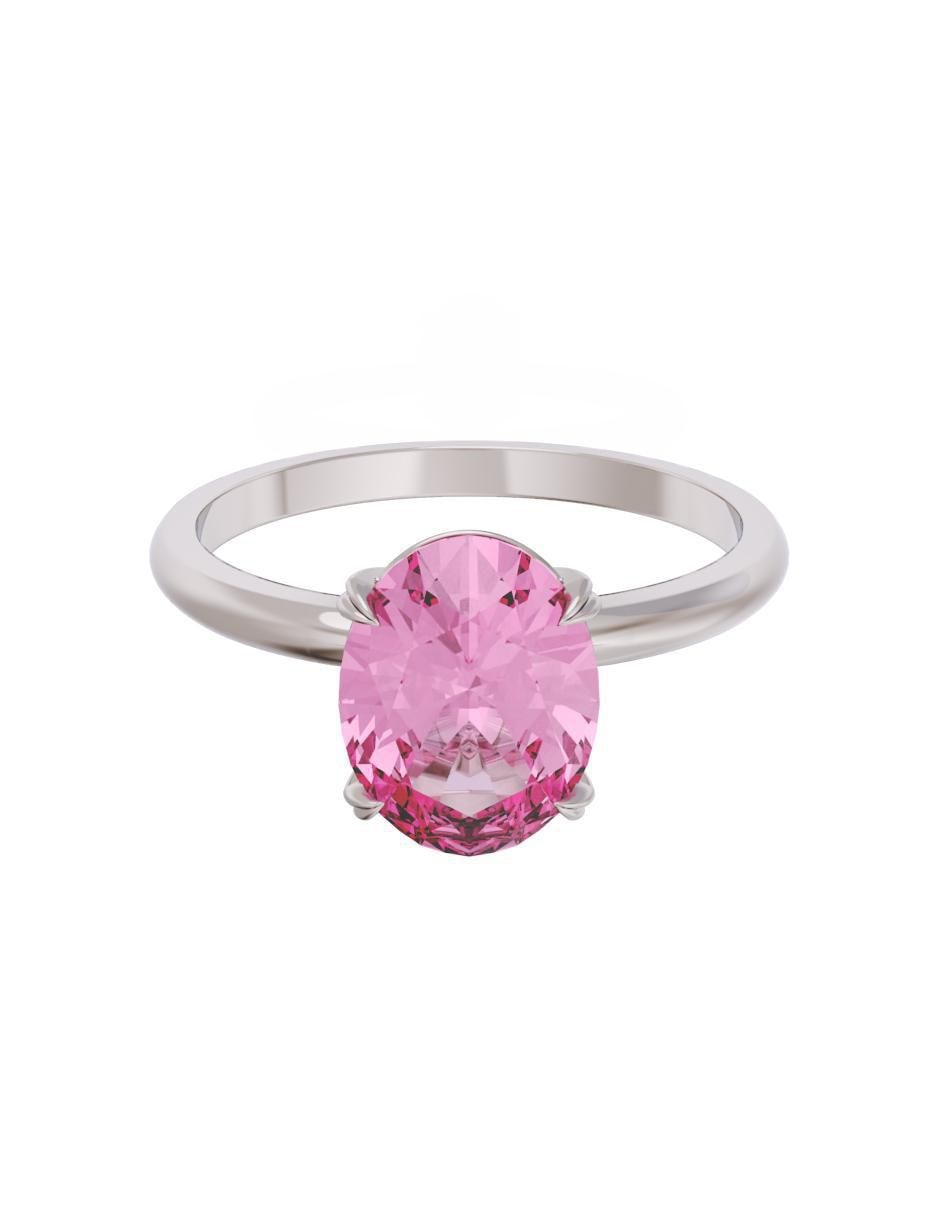 Anillo de compromiso de oro 14 k Eternidad zirconia Anillo de compromiso de oro 14 k Eternidad zirconia