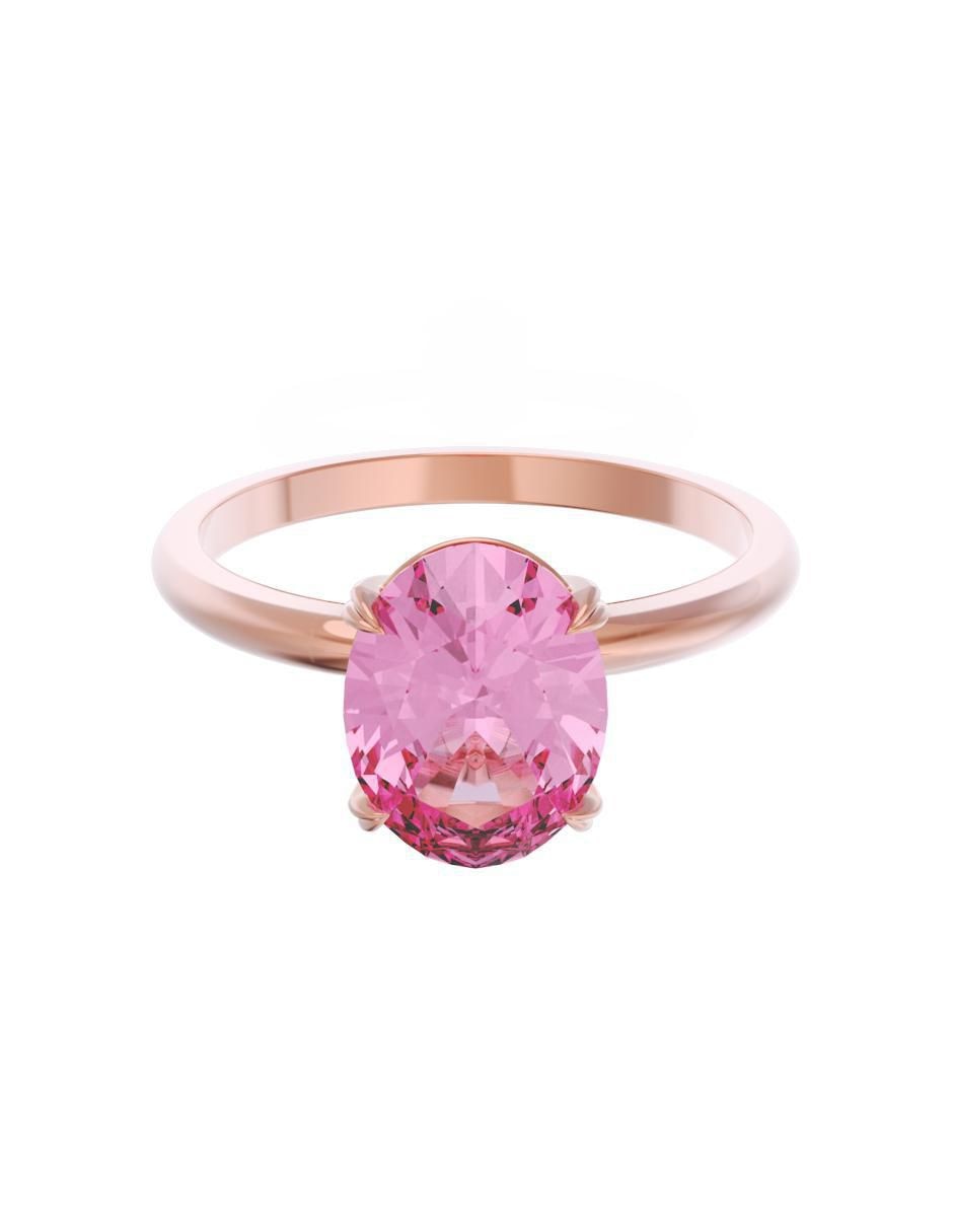 Anillo de compromiso de oro 14 k Eternidad zirconia Anillo de compromiso de oro 14 k Eternidad zirconia