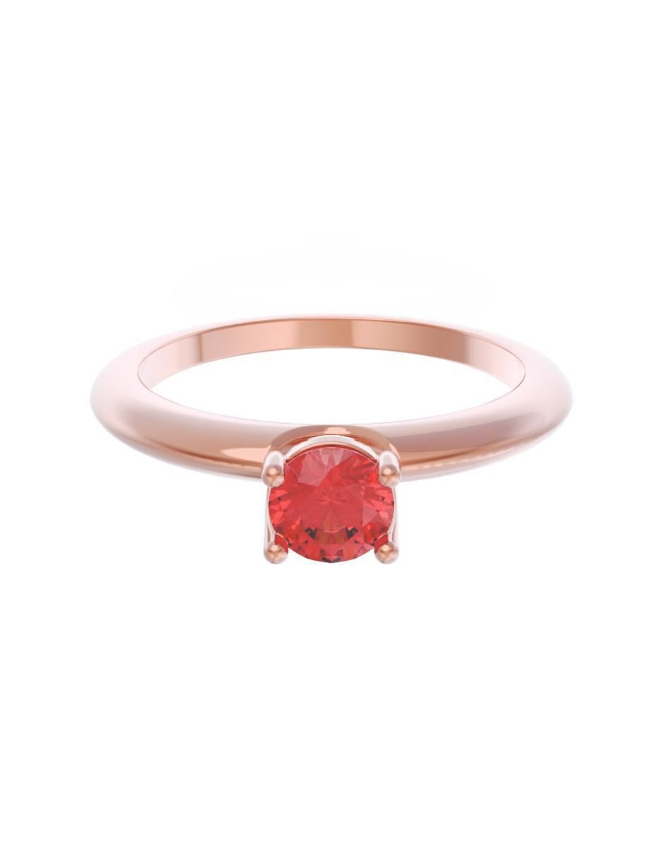 Anillo de compromiso de oro 14 k Eternidad zirconia Anillo de compromiso de oro 14 k Eternidad zirconia