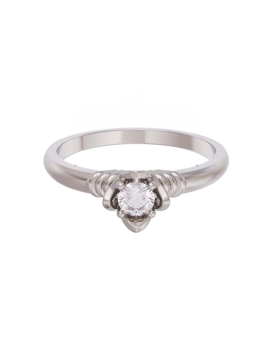 Anillo de compromiso de oro 14 k Eternidad zirconia Anillo de compromiso de oro 14 k Eternidad zirconia