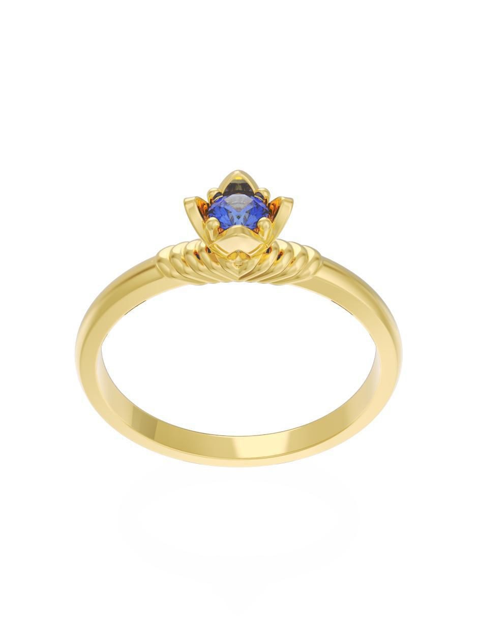 Anillo de compromiso "de" oro 14 k fonelli eternidad zirconia