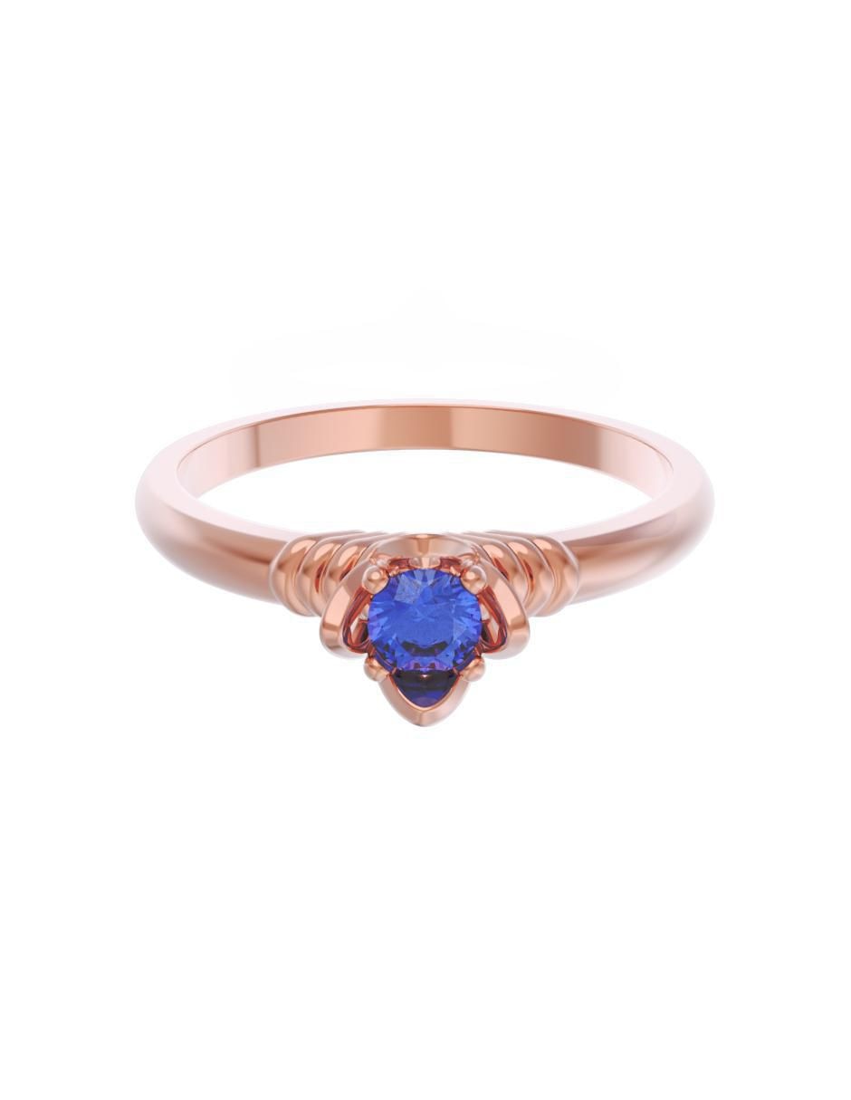Anillo de compromiso de oro 14 k Eternidad zirconia Anillo de compromiso de oro 14 k Eternidad zirconia