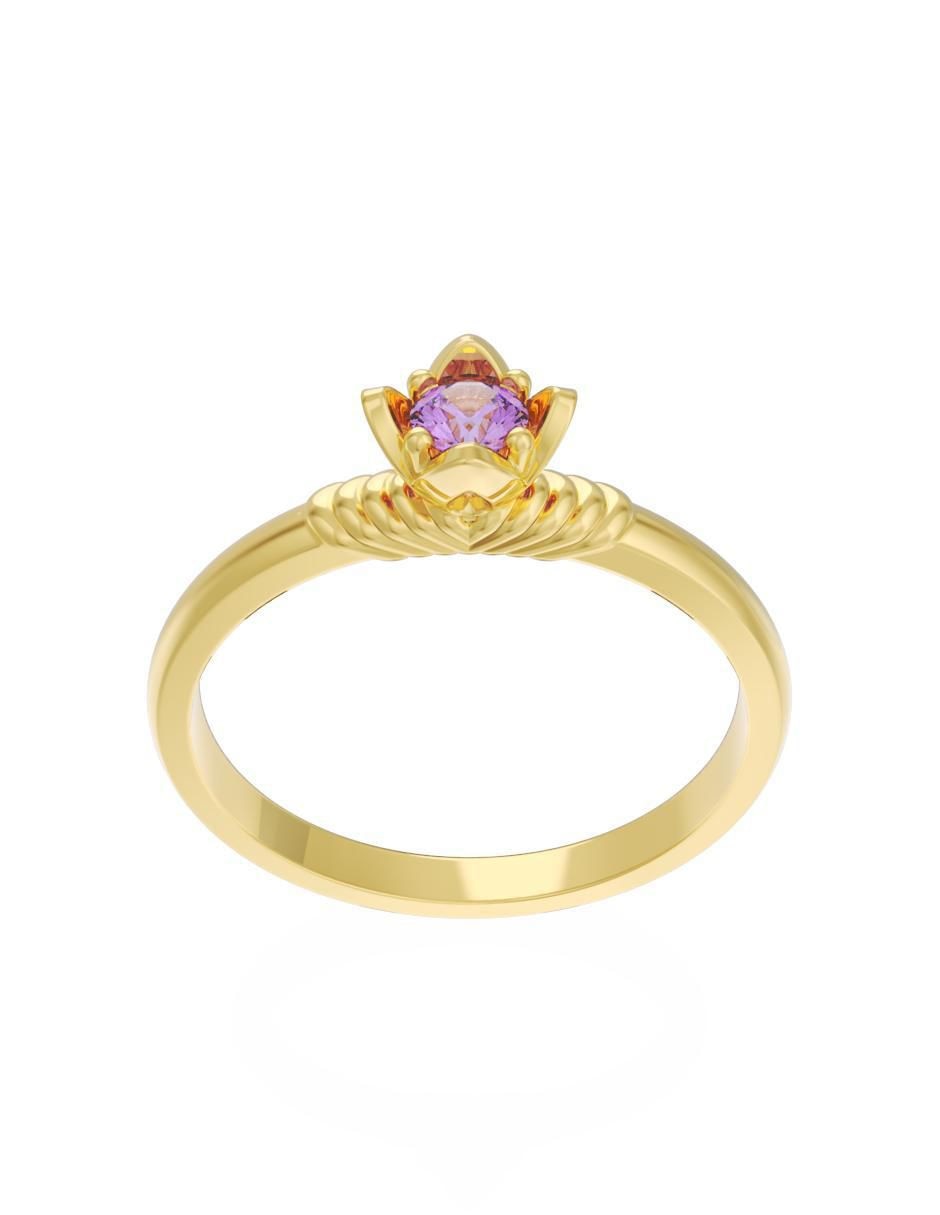 Anillo de compromiso "de" oro 14 k fonelli eternidad zirconia