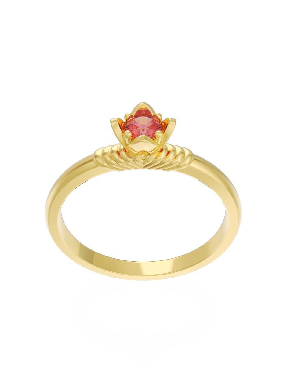 Anillo de compromiso "de" oro 14 k fonelli eternidad zirconia