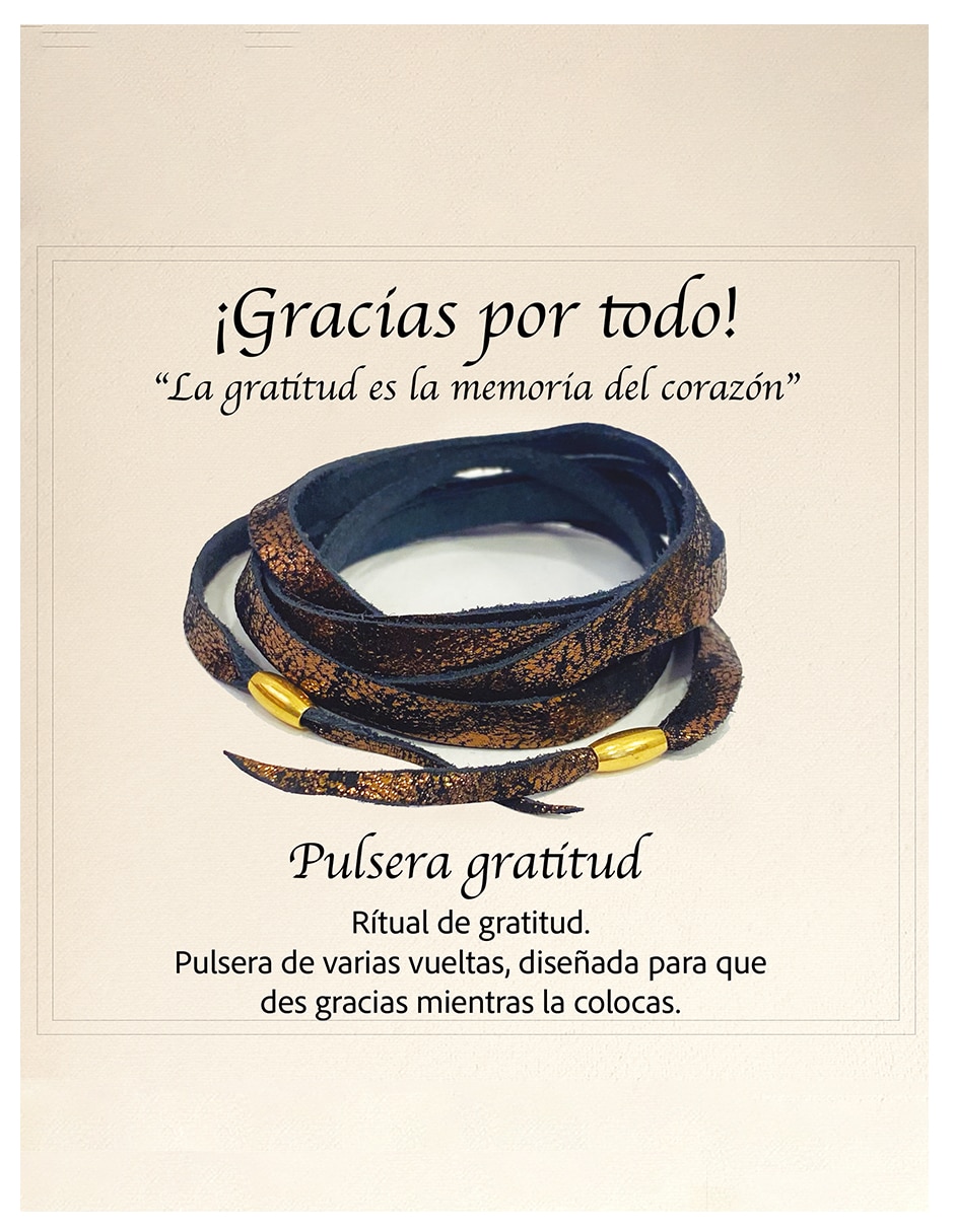 Pulsera de cuero con acabado esmaltado 3