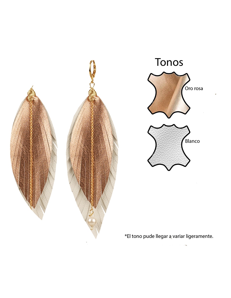 Largos "de (si aplica)" pluma no aplica vangania sin familia o colección "de" baño oro 18 k "con acabado" baño de oro perla