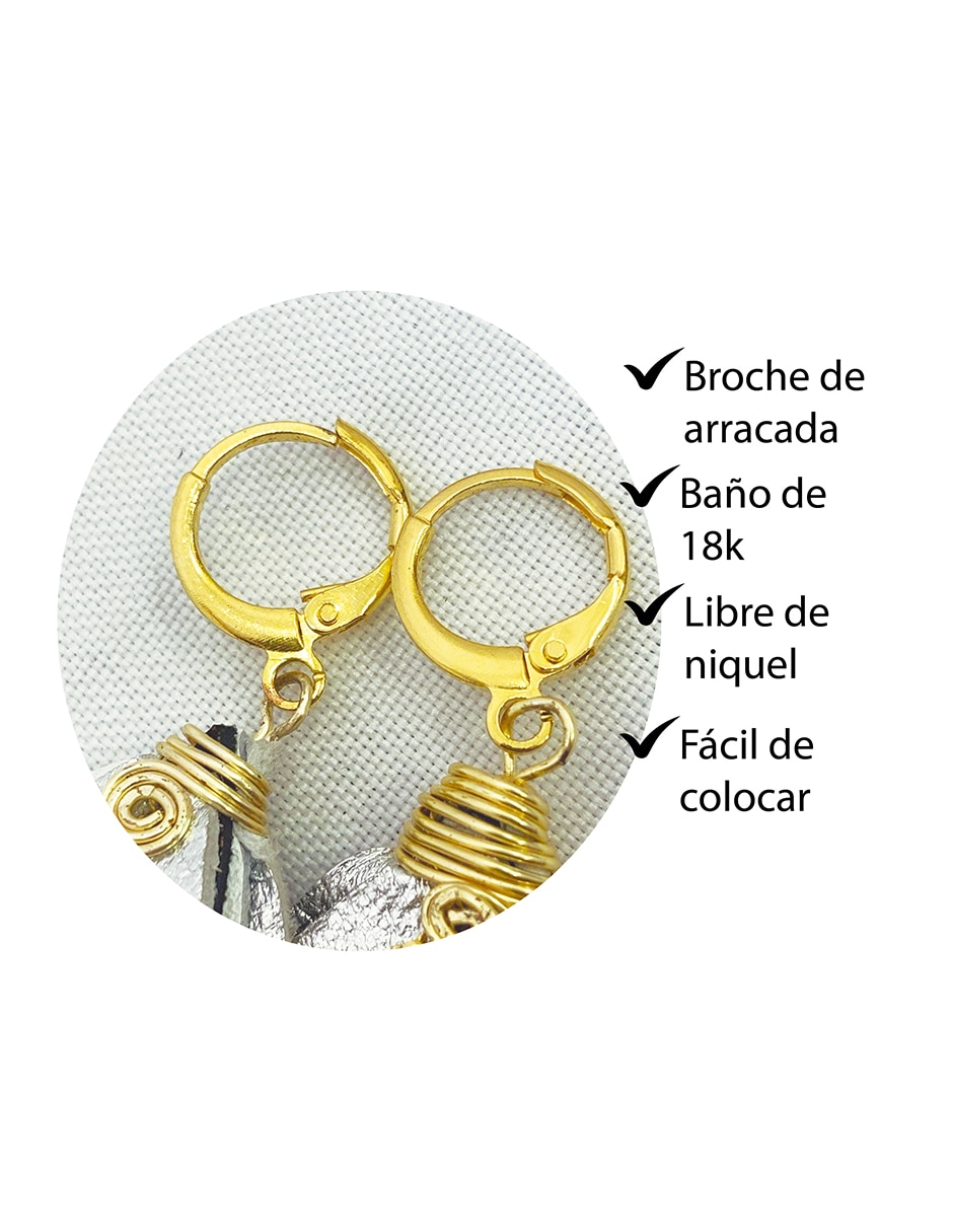 Largos "de (si aplica)" pluma no aplica vangania sin familia o colección "de" baño oro 18 k "con acabado" baño de oro perla