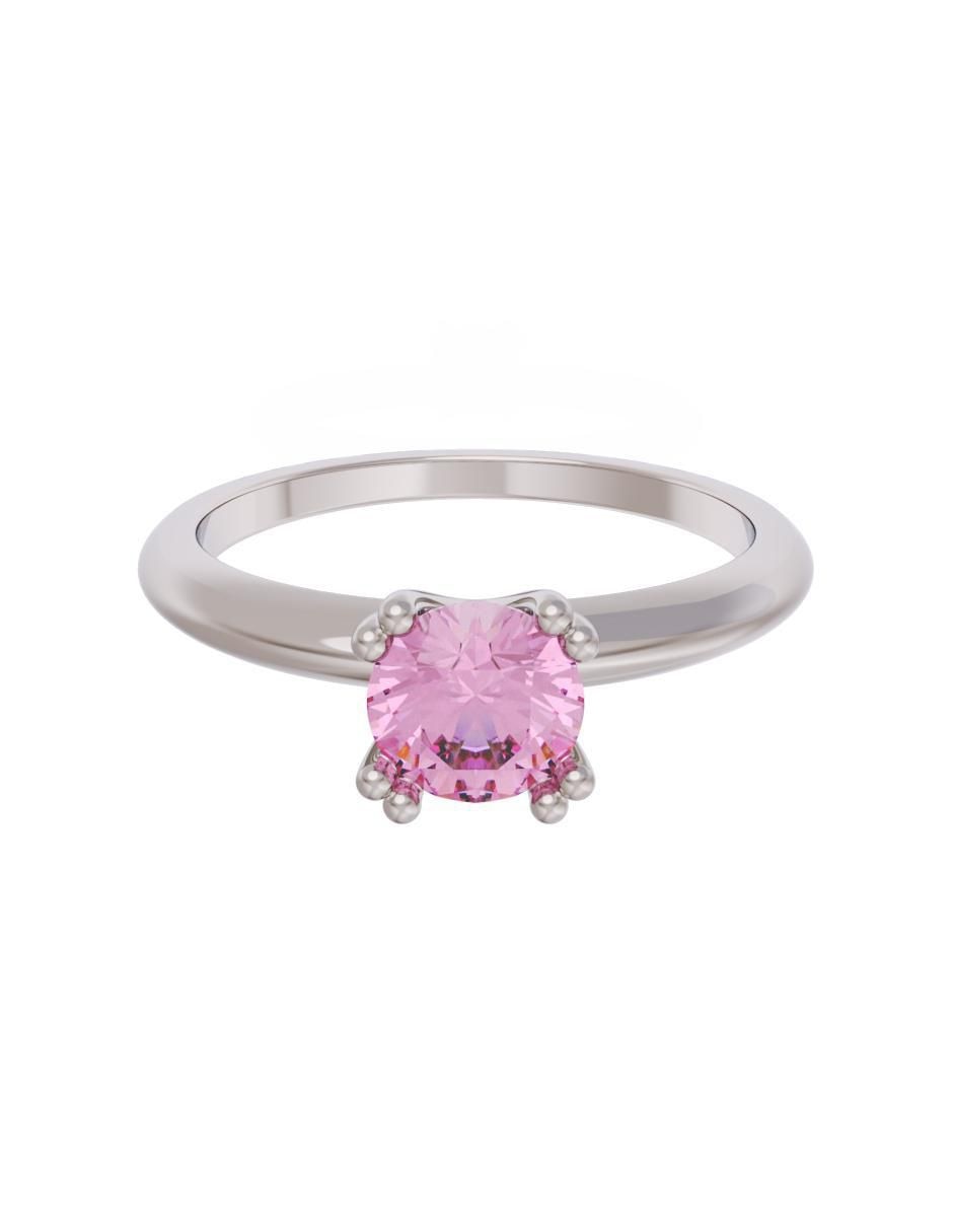 Anillo de compromiso de oro 14 k Eternidad zirconia Anillo de compromiso de oro 14 k Eternidad zirconia