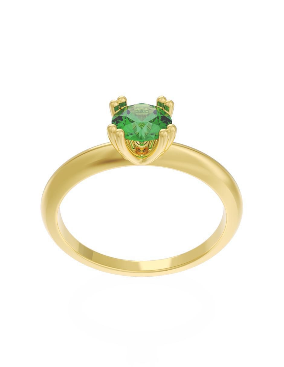 Anillo de compromiso "de" oro 14 k fonelli eternidad zirconia
