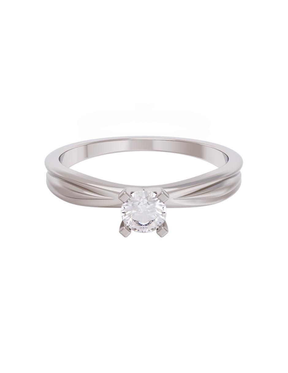 Anillo de compromiso de oro 14 k Eternidad zirconia Anillo de compromiso de oro 14 k Eternidad zirconia