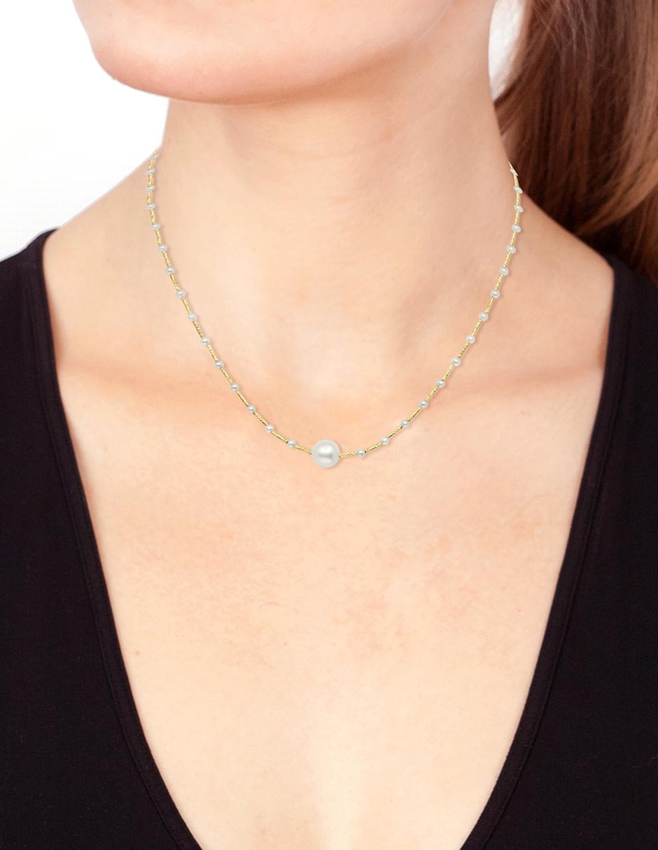 Collar de oro 14 K 3