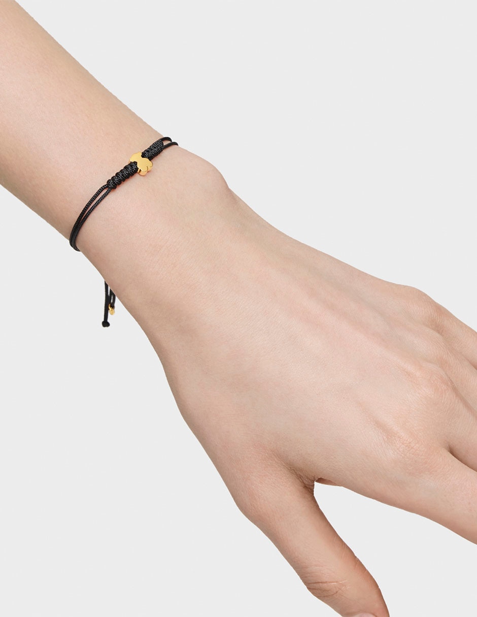 Pulsera de oro amarillo 18 k Sweet Dolls con acabado brillante 7