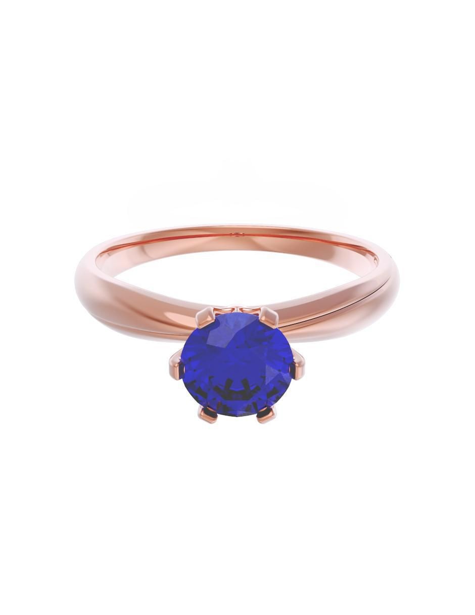 Anillo de compromiso de oro 14 k Eternidad zirconia Anillo de compromiso de oro 14 k Eternidad zirconia