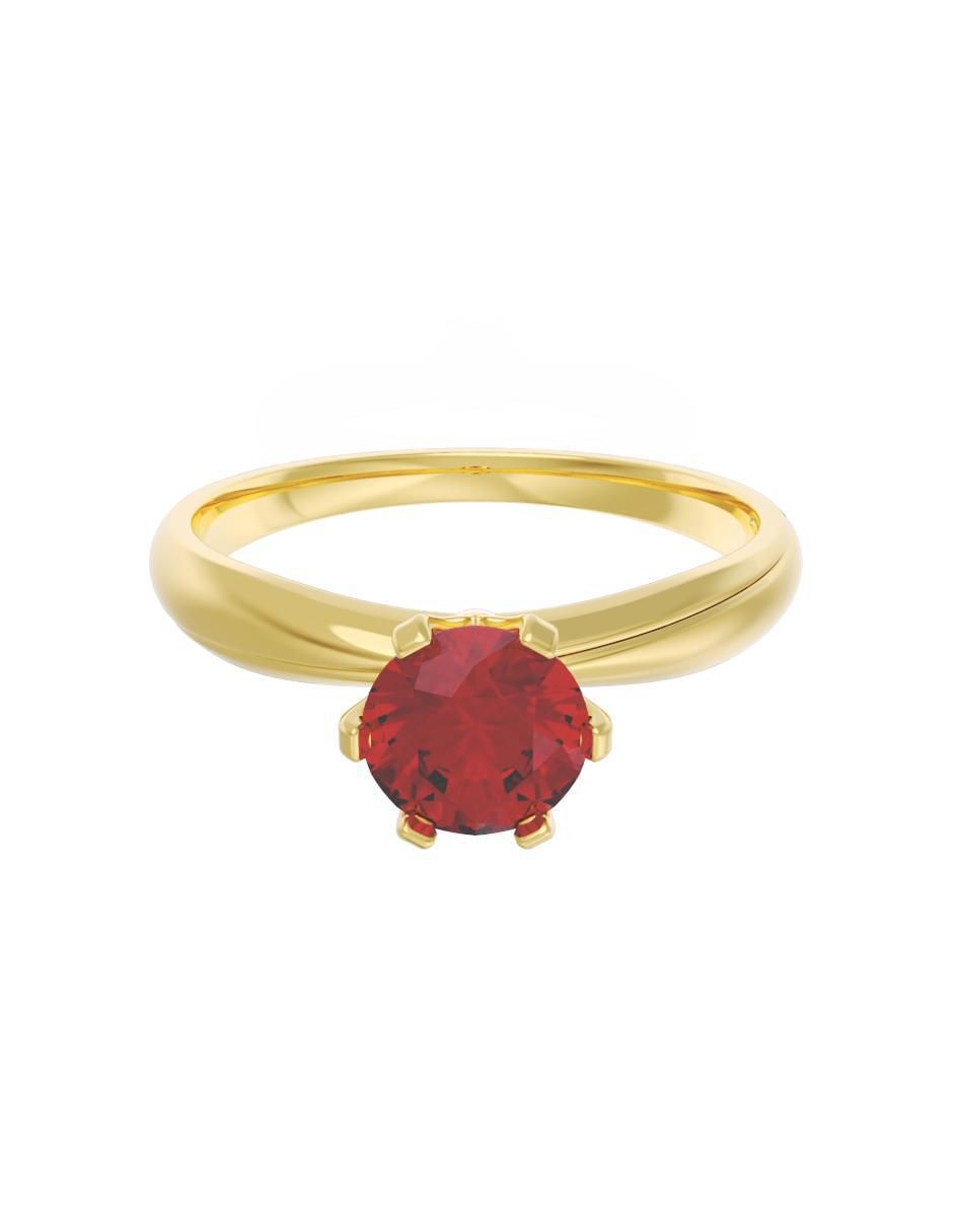 Anillo de compromiso de oro 14 k Eternidad zirconia Anillo de compromiso de oro 14 k Eternidad zirconia