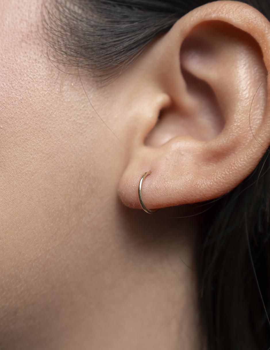 Arracadas de oro 14 k 3