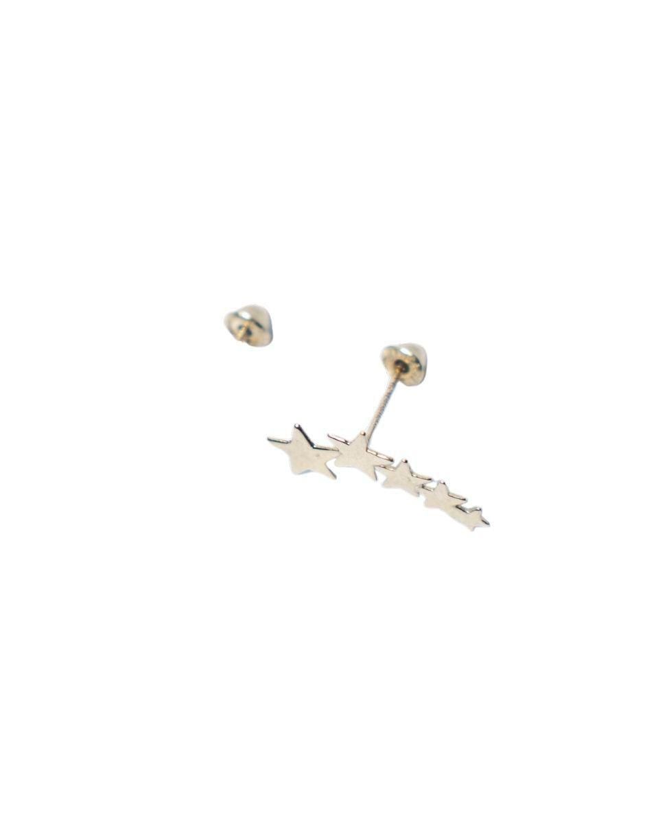 Aretes de estrella de oro 14 k 2