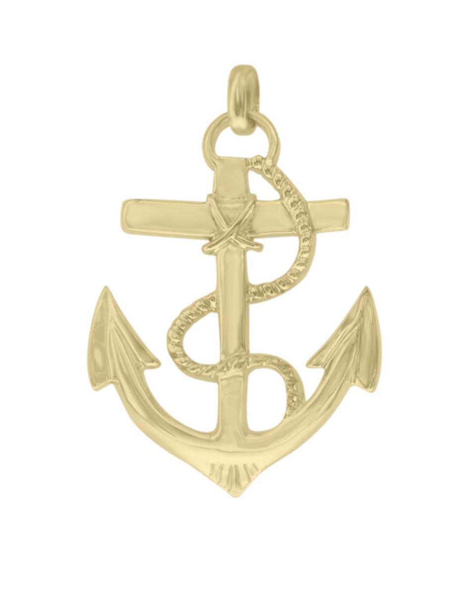 Dije de ancla de oro 14 K Dije de ancla de oro 14 K