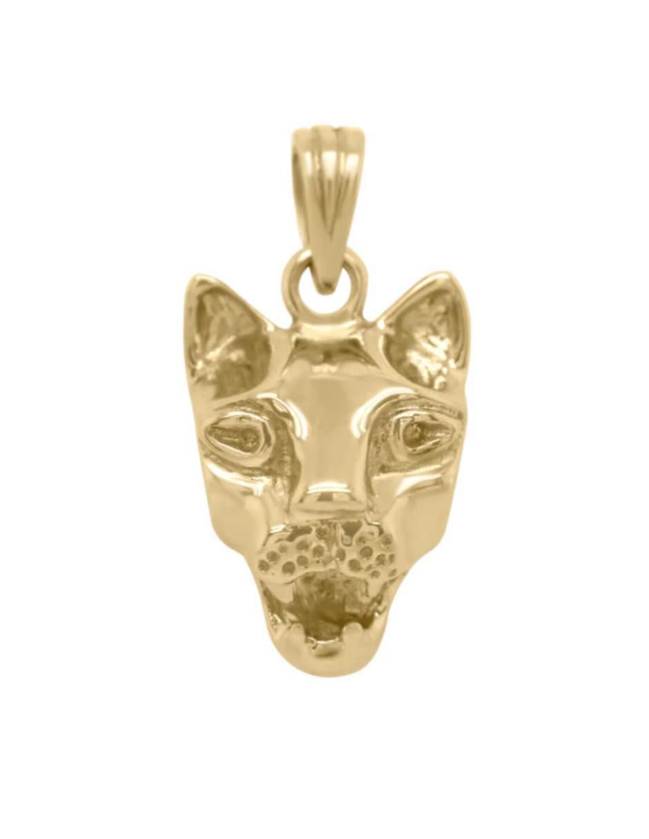 Dije de pantera pardo de oro 14 K Dije de pantera pardo de oro 14 K