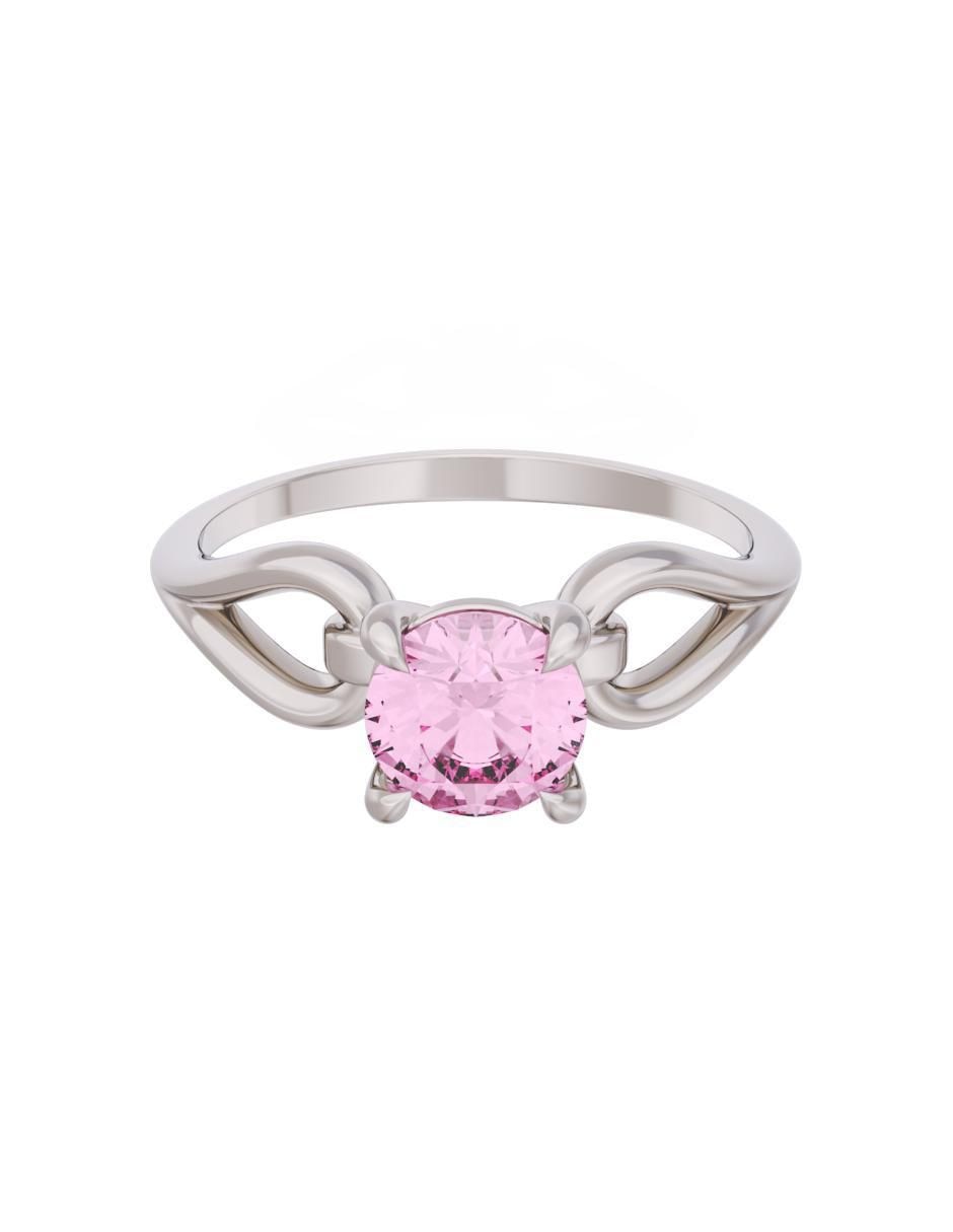 Anillo de compromiso de oro 14 k Eternidad zirconia Anillo de compromiso de oro 14 k Eternidad zirconia