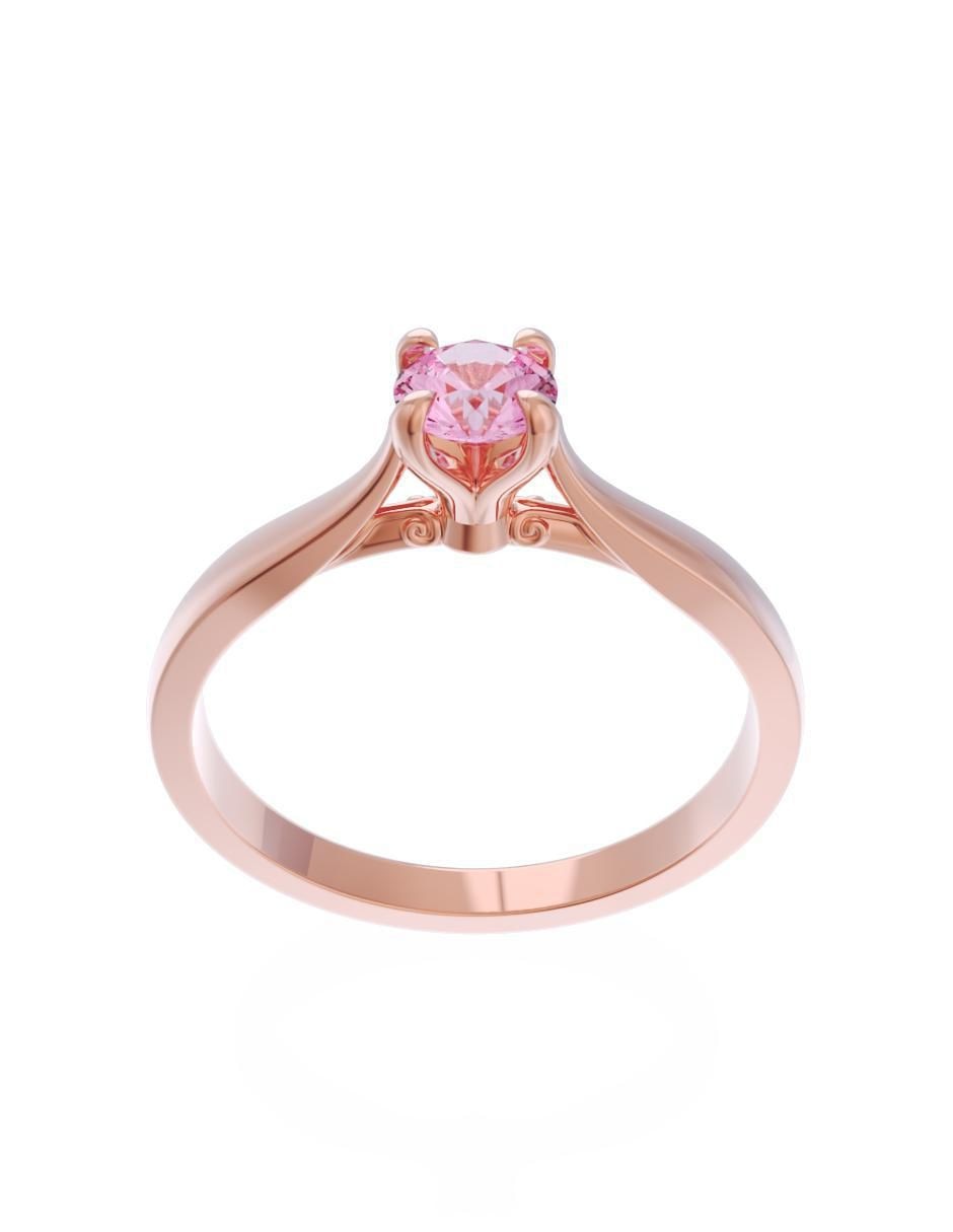 Anillo de compromiso de oro 10 k Eternidad 2025 2