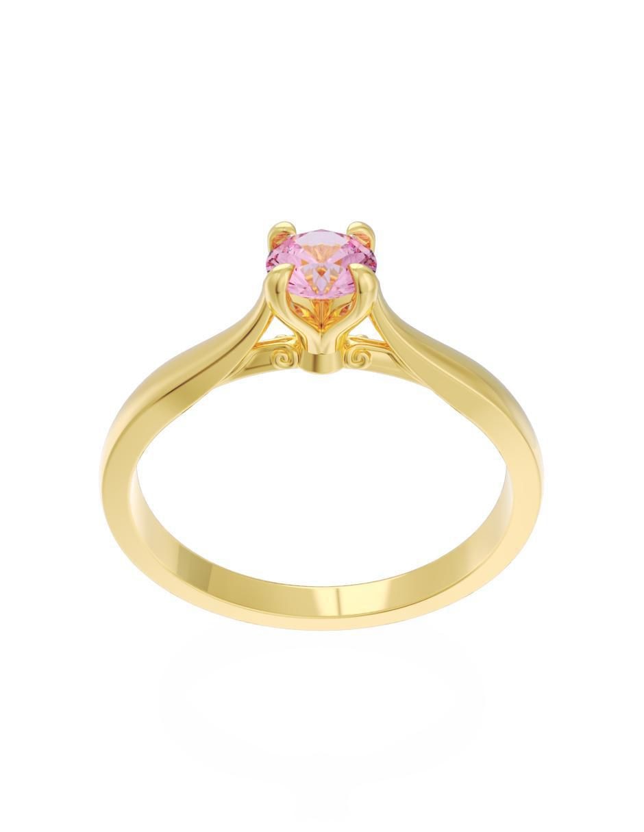 Anillo de compromiso "de" oro 10 k fonelli eternidad 2025 zirconia