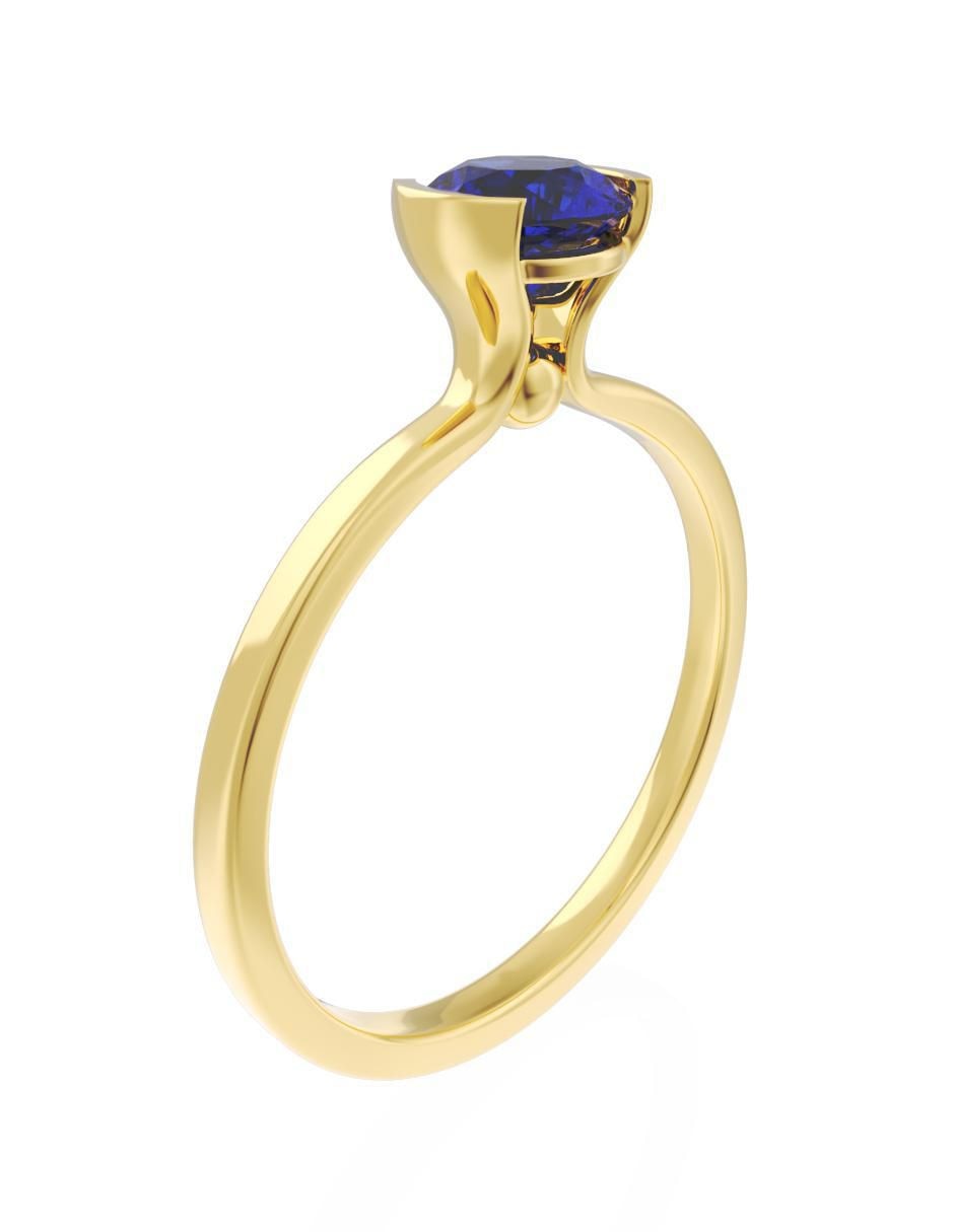 Anillo de compromiso "de" oro 10 k fonelli eternidad zirconia