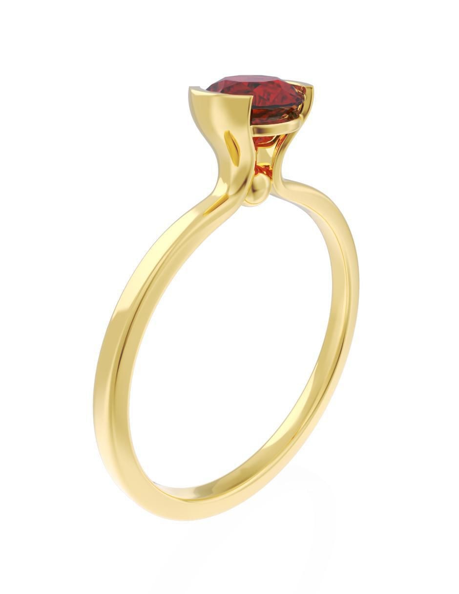 Anillo de compromiso "de" oro 10 k fonelli eternidad zirconia