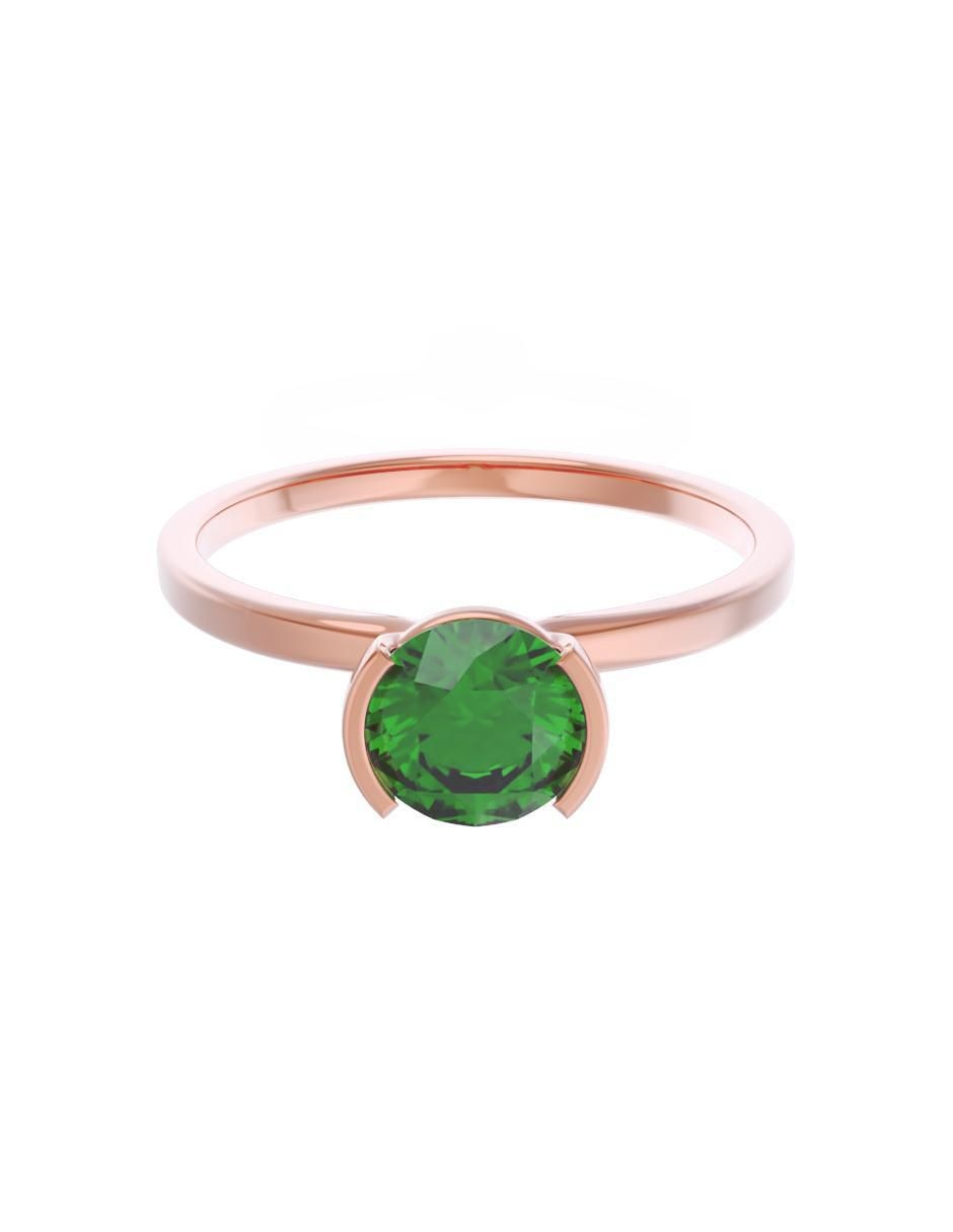 Anillo de compromiso de oro 10 k Eternidad Anillo de compromiso de oro 10 k Eternidad