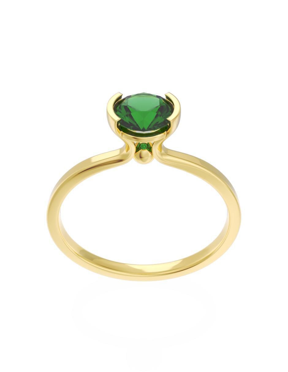 Anillo de compromiso "de" oro 10 k fonelli eternidad zirconia
