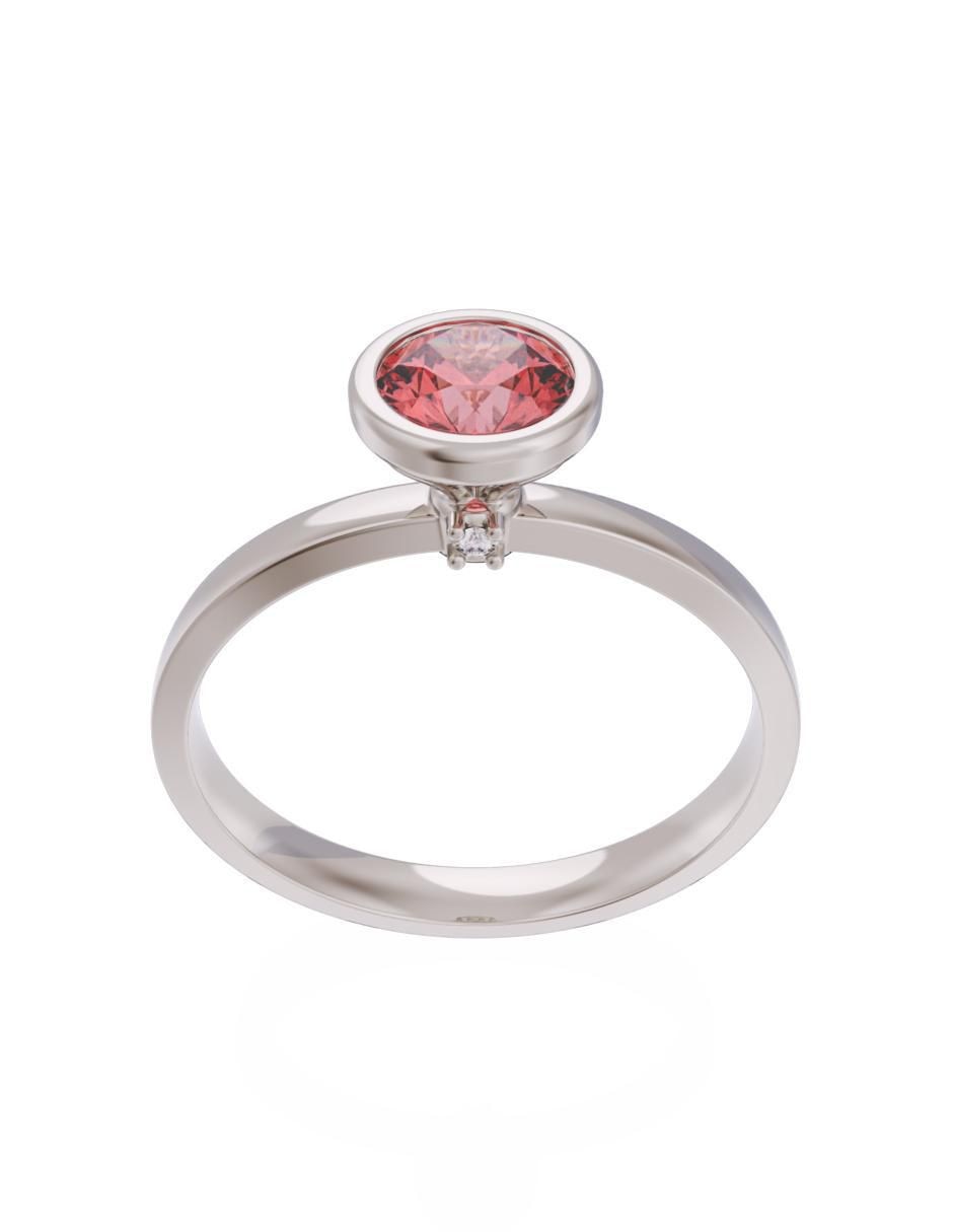 Anillo de compromiso de oro 10 k Eternidad 2025 2