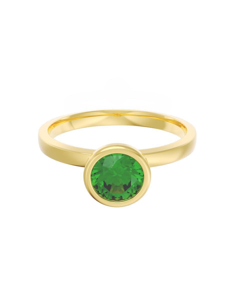 Anillo de compromiso de oro 10 k Eternidad Anillo de compromiso de oro 10 k Eternidad
