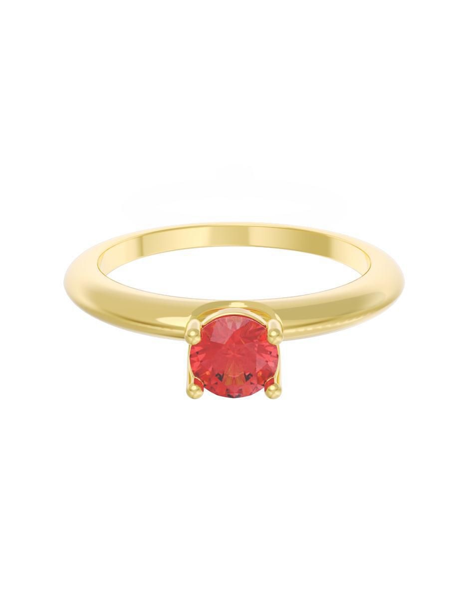 Anillo de compromiso de oro 10 k Eternidad