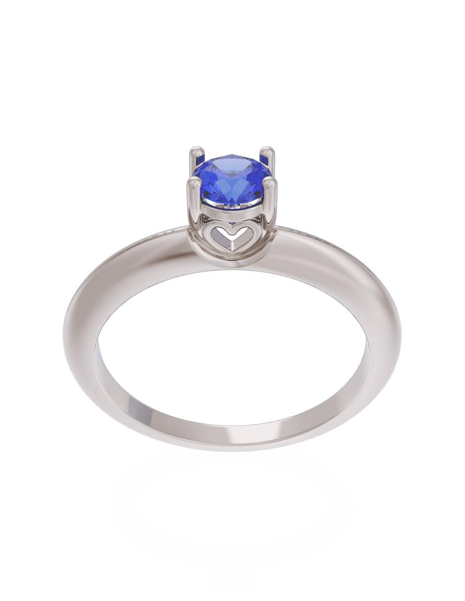 Anillo de compromiso de oro 10 k Eternidad 2025 2