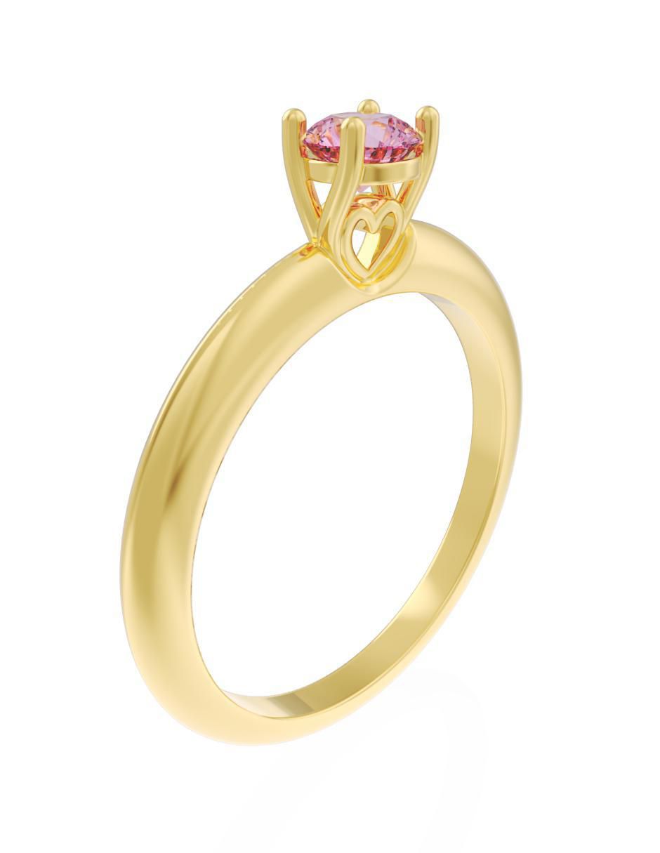 Anillo de compromiso "de" oro 10 k fonelli eternidad 2025 zirconia
