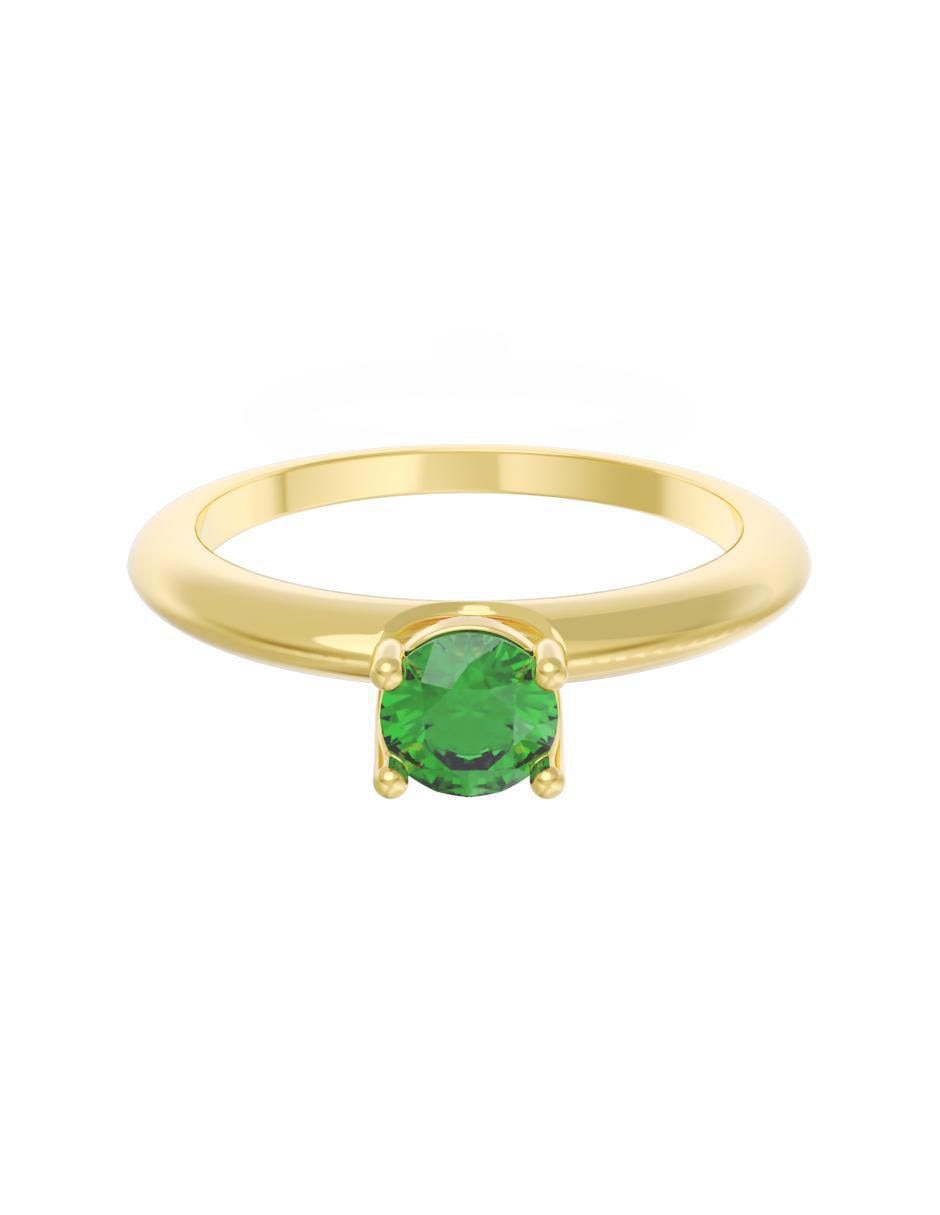 Anillo de compromiso de oro 10 k Eternidad 2025