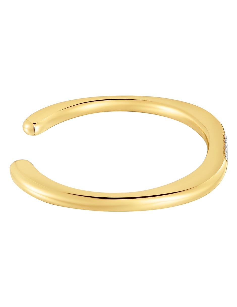 Pulsera de plata P 925 Line con acabado baño de oro 2