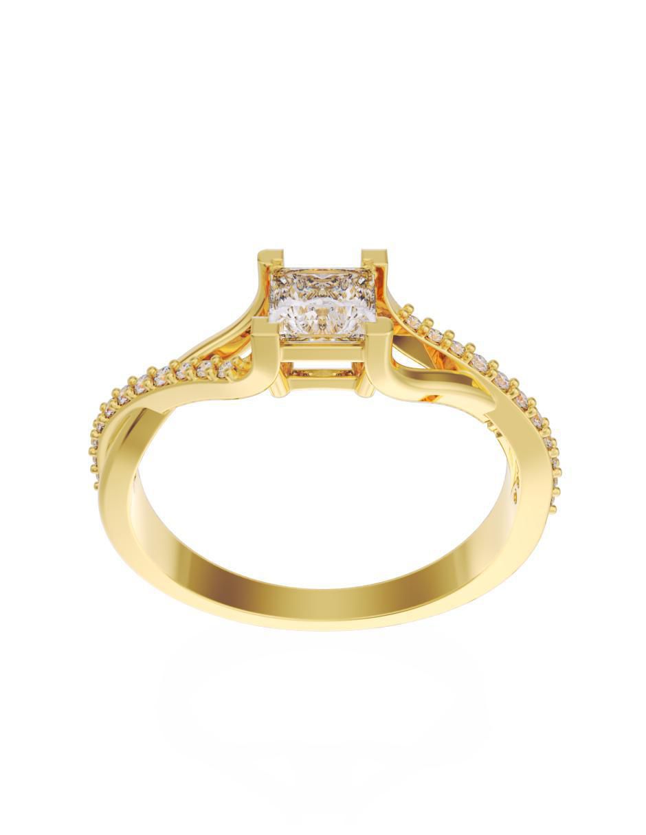 Anillo de compromiso "de" oro 10 k fonelli eternidad 2025 zirconia