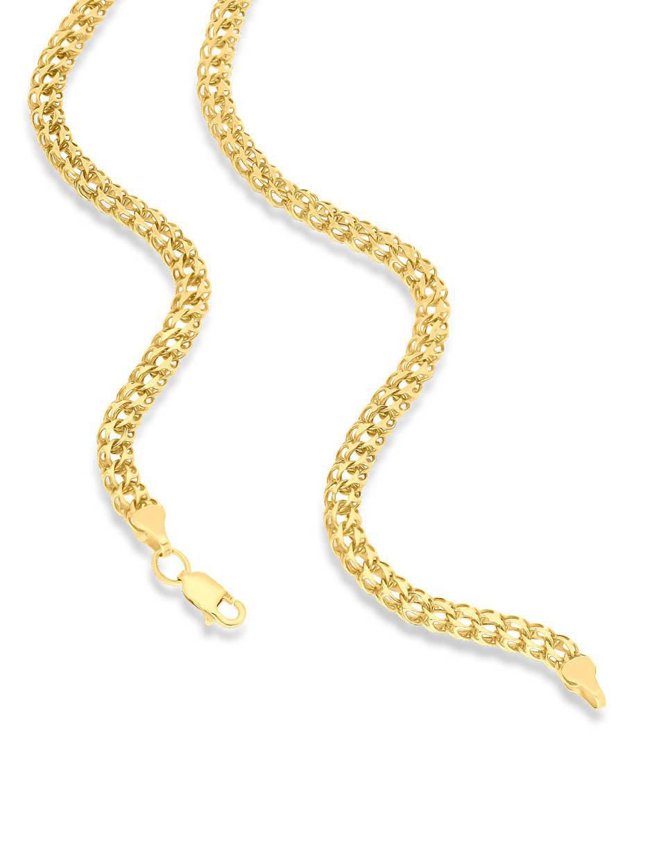 Collar de oro amarillo 14 K