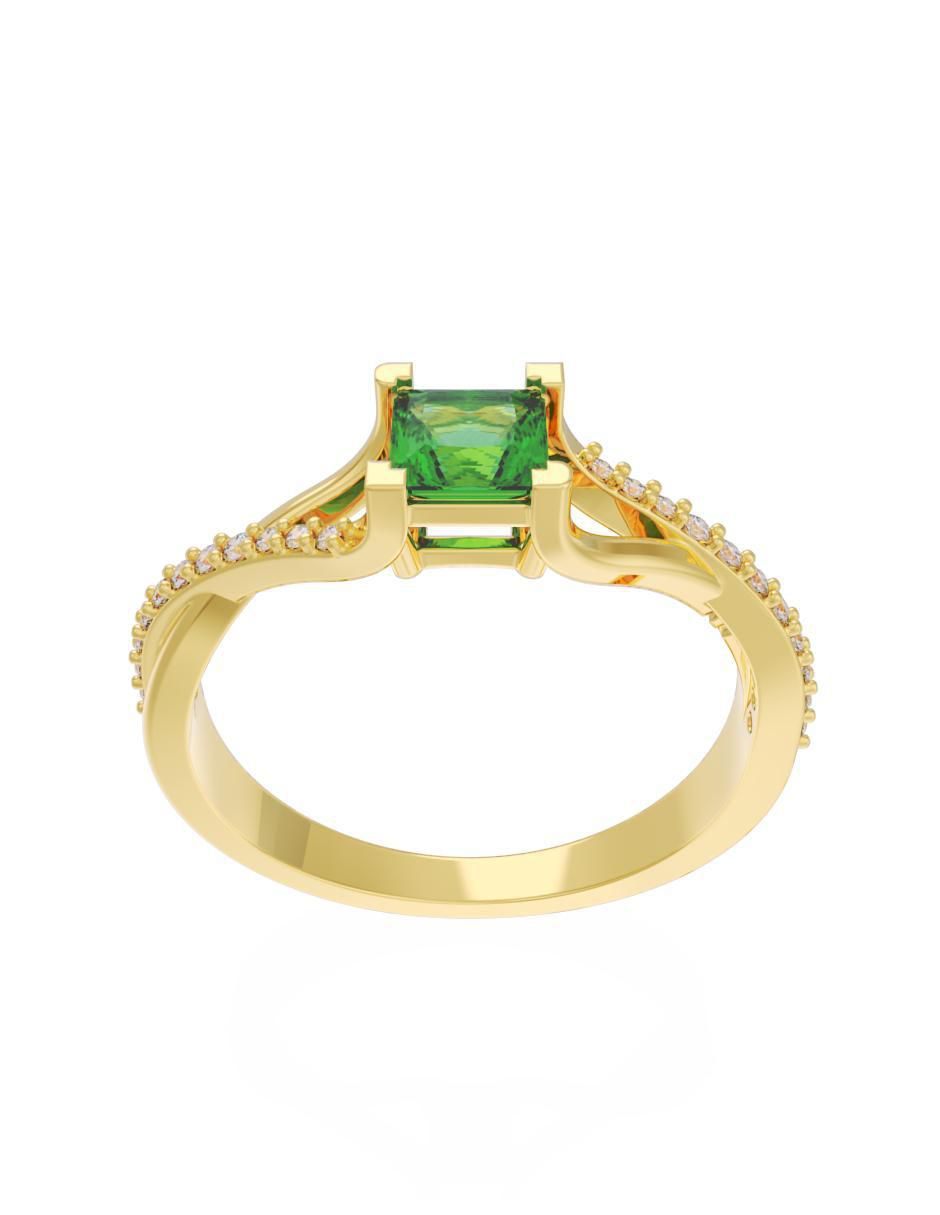 Anillo de compromiso "de" oro 10 k fonelli eternidad 2025 zirconia