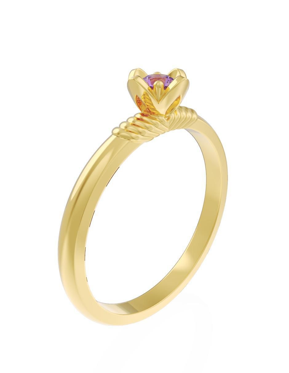 Anillo de compromiso "de" oro 10 k fonelli eternidad 2025 zirconia